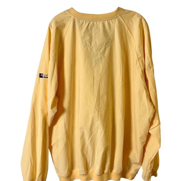 Antigua CBU XL Yellow Pullover Sweatshirt Raglan Sleeves Crewneck Lightweight - Picture 2 of 10